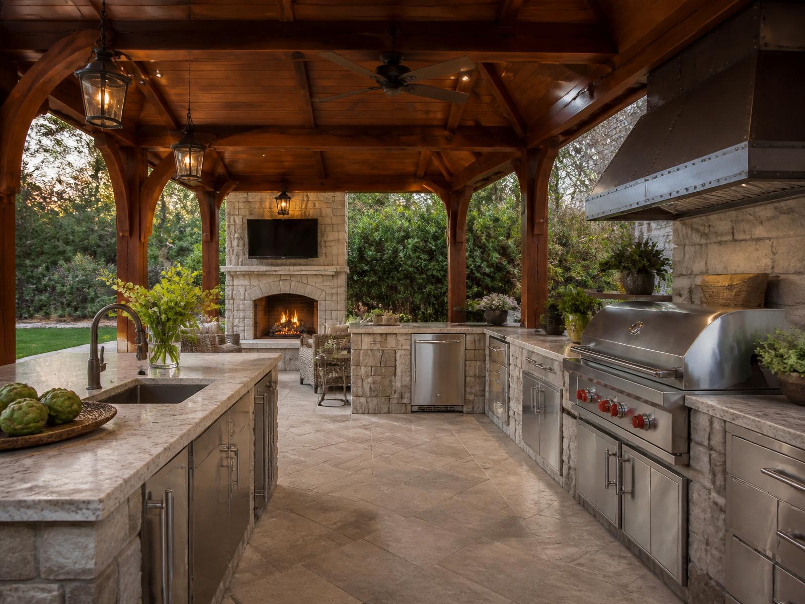 Covered Kitchen Pavilion